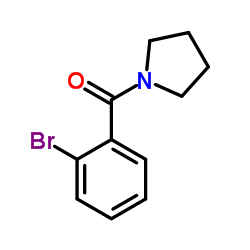 (2-溴苯基)(吡咯烷-1-基)甲星空app结构式