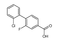 4-(2-chlorophenyl)-3-fluorobenzoic acid Structure