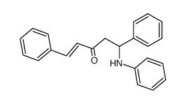 5-anilino-1,5-diphenyl-pent-1-en-3-one结构式