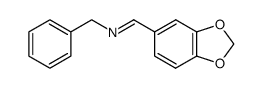 piperonal N-benzylimine结构式