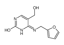 6-(furan-2-ylmethylamino)-5-(hydroxymethyl)-1H-pyrimidin-2-one Structure