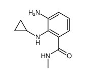 3-amino-2-(cyclopropylamino)-N-methylbenzamide结构式