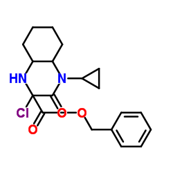 Benzyl {2-[(chloroacetyl)(cyclopropyl)amino]cyclohexyl}carbamate Structure