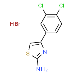 4-(3,4-DICHLOROPHENYL)-1,3-THIAZOLE-2-YLAMINE, HYDROBROMIDE Structure