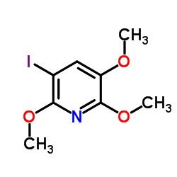 3-Iodo-2,5,6-trimethoxypyridine Structure