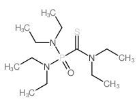 Formamide,1-[bis(diethylamino)phosphinyl]-N,N-diethylthio- (8CI) structure