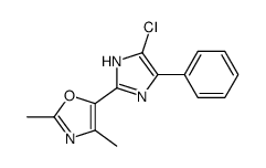 5-(5-chloro-4-phenyl-1H-imidazol-2-yl)-2,4-dimethyl-1,3-oxazole结构式