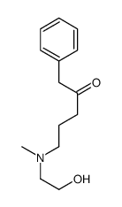 5-[2-hydroxyethyl(methyl)amino]-1-phenylpentan-2-one Structure