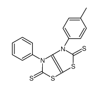 4-(4-methylphenyl)-3-phenyl-[1,3]thiazolo[4,5-d][1,3]thiazole-2,5-dithione结构式