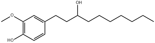 Benzenepropanol, α-heptyl-4-hydroxy-3-methoxy-结构式