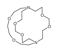 4,7,13,15,20,22-hexaoxa-1,10-diazabicyclo[8.7.7]tetracosane Structure