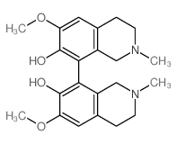 [8,8'-Biisoquinoline]-7,7'-diol,1,1',2,2',3,3',4,4'-octahydro-6,6'-dimethoxy-2,2'-dimethyl-结构式