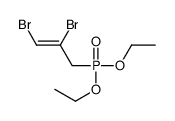 1,2-dibromo-3-diethoxyphosphorylprop-1-ene Structure