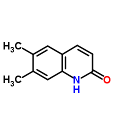 6,7-Dimethyl-2(1H)-quinolinone Structure