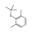 2-tert-butylsulfanyl-1,3-dimethylbenzene Structure