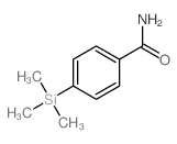 Benzamide,4-(trimethylsilyl)-结构式