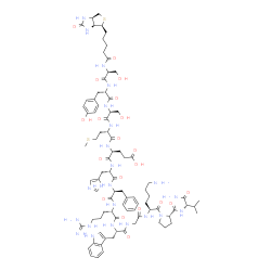 Biotinyl-α-MSH结构式