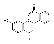 5,7-dihydroxy-2-(2-nitrophenyl)-4H-chromen-4-one Structure