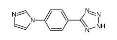 5-[4-(1-IMIDAZOLYL)PHENYL]-2H-TETRAZOLE structure