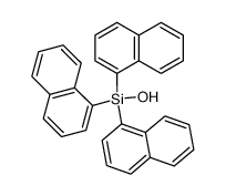 tri(1-naphthyl)silanol Structure