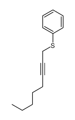 oct-2-ynylsulfanylbenzene结构式