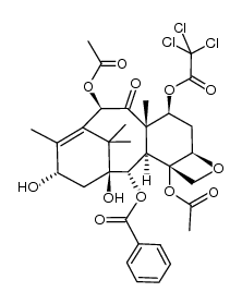 7-trichloroacetylbaccatin III结构式