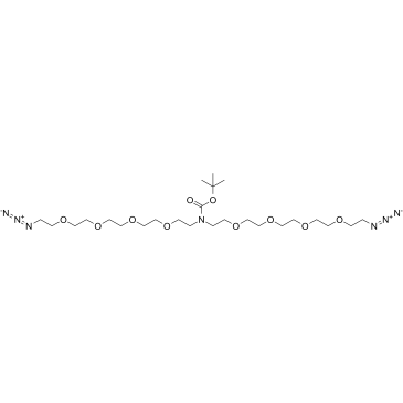 N-Boc-N-bis(PEG4-azide)图片