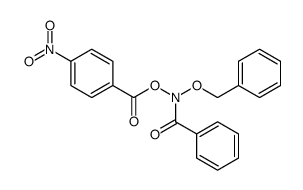 [benzoyl(phenylmethoxy)amino] 4-nitrobenzoate Structure