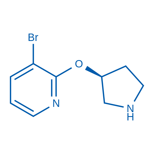 (S)-3-溴-2-(吡咯烷-3-基氧基)吡啶图片