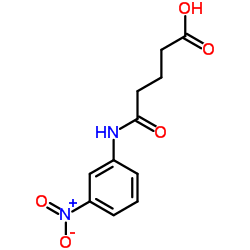 5-[(3-Nitrophenyl)amino]-5-oxopentanoic acid structure