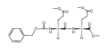 Bz-Glu-γ-OMe-Glu-γ-OMe-OMe结构式