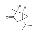 Bicyclo[3.1.0]hexan-3-one, 4-hydroxy-4-methyl-1-(1-methylethyl)-, (1S,4R,5S)- (9CI) Structure