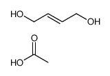 acetic acid,but-2-ene-1,4-diol Structure