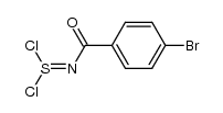 (4-bromo-benzoyl)-imidosulfurous acid dichloride结构式