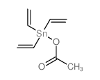 Acetic acid,triethenylstannyl ester结构式