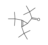 1,2-Di-tert-butyl-3-pivaloyl-1-cyclopropene Structure