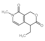 7-ethyl-3-methyl-9-oxa-3-azabicyclo[4.4.0]deca-4,11-diene-2,8-dione Structure