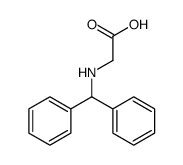 N-(Diphenylmethyl)glycine Structure