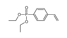 1-diethoxyphosphoryl-4-ethenylbenzene Structure