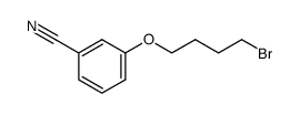 3-(4-Bromobutoxy)benzonitrile结构式