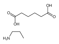 hexanedioic acid,propan-1-amine Structure