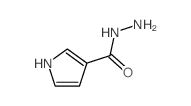 1H-Pyrrole-3-carboxylicacid, hydrazide结构式