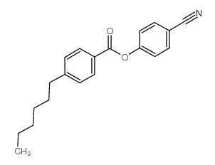 4-Cyanophenyl 4-Hexylbenzoate Structure