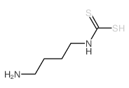 Dithio(4-aminobutyl)carbamic acid inner salt structure