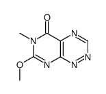 7-Methoxy-6-methylpyrimido[5,4-e]-1,2,4-triazin-5(6H)-one Structure