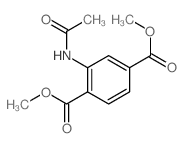 dimethyl 2-acetamidobenzene-1,4-dicarboxylate结构式