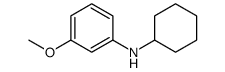 N-cyclohexyl-3-methoxyaniline Structure