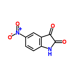 5-Nitro-1H-indole-2,3-dione Structure