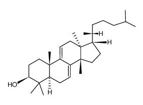 eupha-7,9(11)-dien-3β-ol Structure