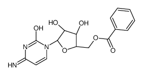 [(2R,3S,4R,5R)-5-(4-amino-2-oxopyrimidin-1-yl)-3,4-dihydroxyoxolan-2-yl]methyl benzoate结构式